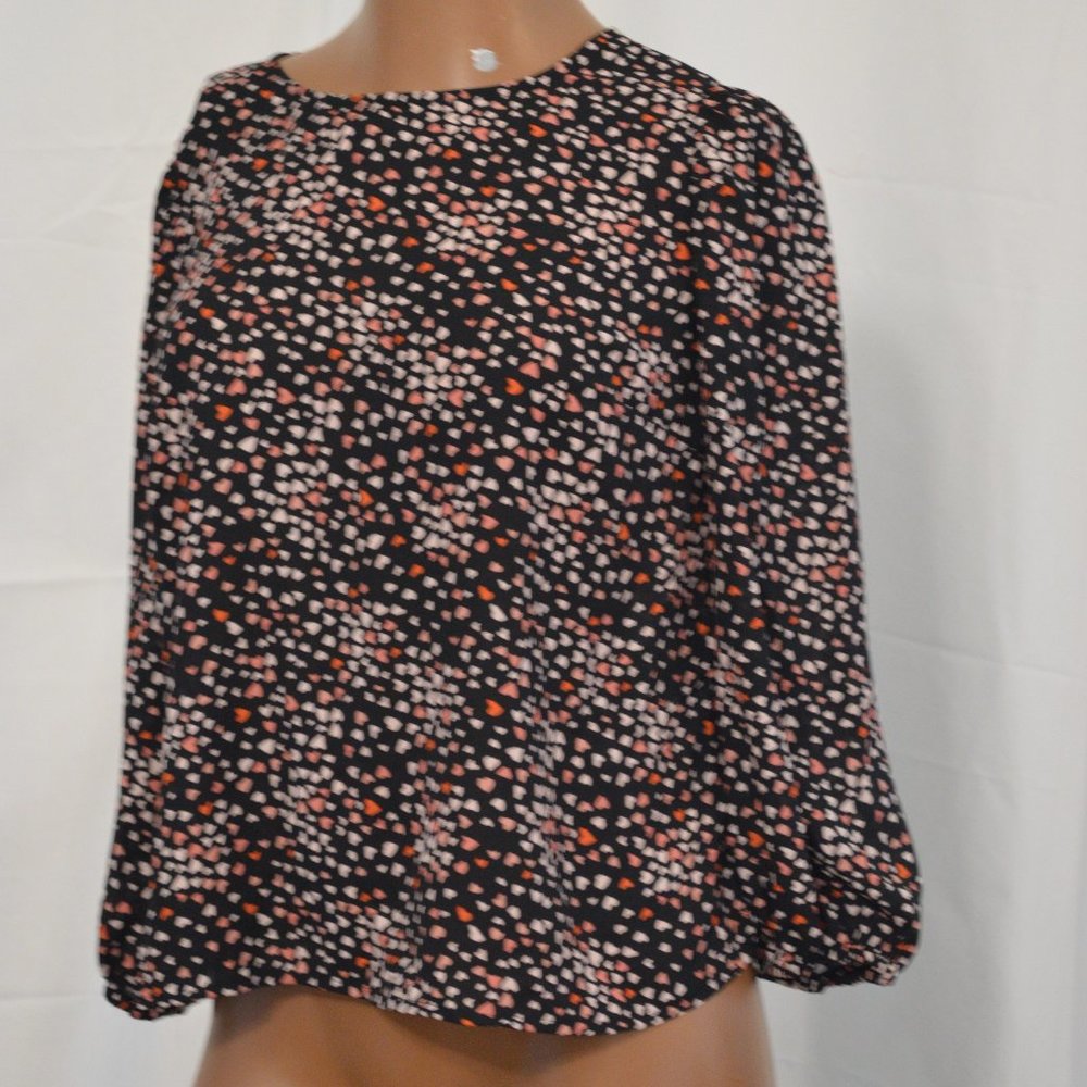 Heart pattern blouse